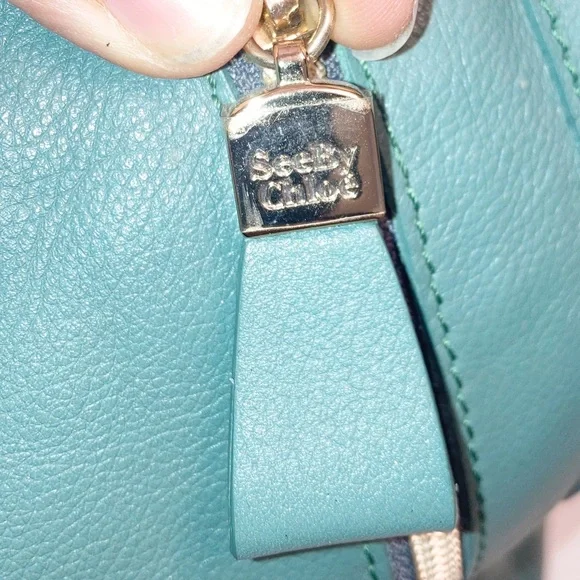 SEE BY CHLOE Harriet Hobo Leather Tote Double strap shoulder bag BERYL - Picture 5 of 15